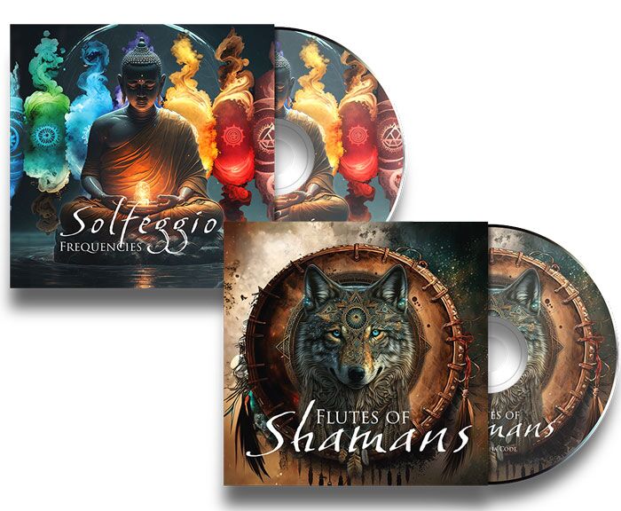 2er-Musikpaket Solfeggio Frequencies & Flutes of Shamans (Bundle) – Bild 1